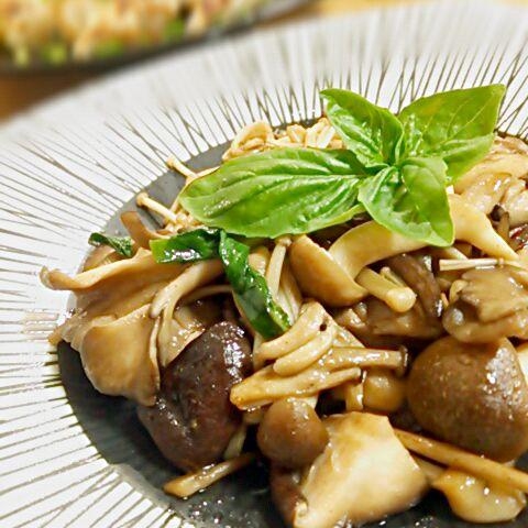 キノコバター醤油